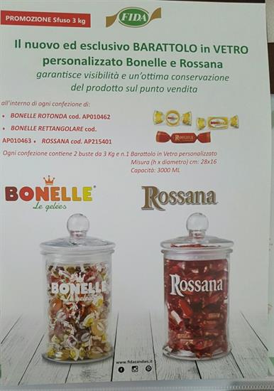 FIDA-ROSSANA - SFUSO BUSTA KG. 3 X 2 + BARATTOLO VETRO