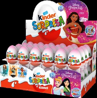 FERRERO-KINDER SORPRESA PRINCIPESSE DISNEY - PZ.48