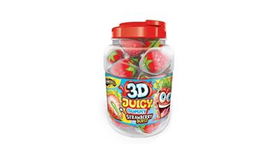 JOYGUM-3D JUICY GUMMY STRAWBWRRY 18 GR PZ 60