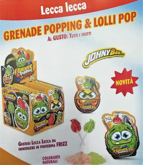 JOYGUM - GRENADE POPPING & LOLLIPOP - DISPLAY PZ. 36 X GR. 13