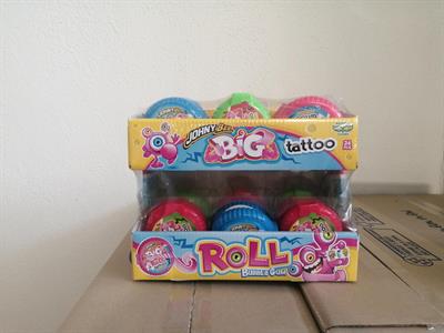 BUBBLE GUM-MAXIROLL/TATTOO-24 PZ 40 GR