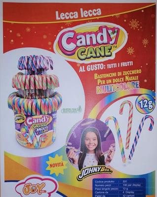 CANDY CANE MULTI COLOR S.GLUT-PZ.100 X GR.12