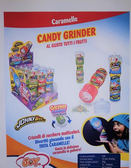 GRINDER CANDY TUTTI FRUTTI - PZ 12 X GR 29