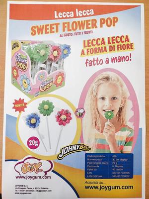 SWEET FLOWER POP 20 GR X 30 PZ