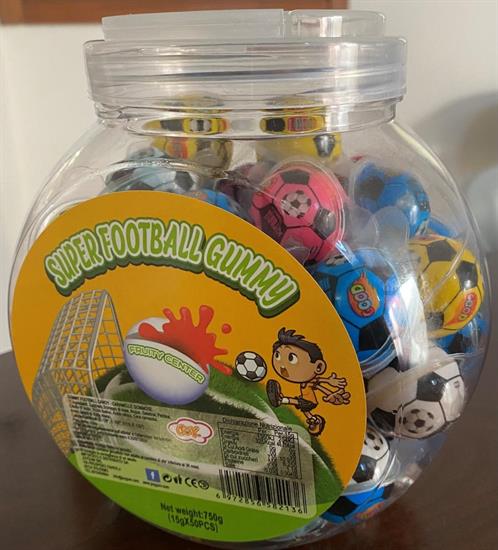 SUPER FOOTBALL GUMMY 15 GR X50 PZ