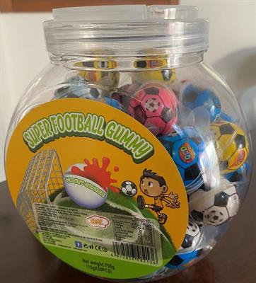 SUPER FOOTBALL GUMMY 15 GR X50 PZ