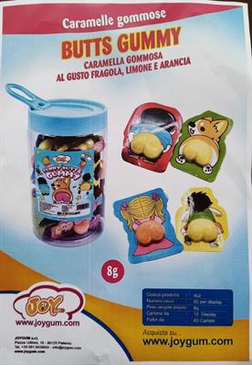 JOYGUM-BUTTS GUMMY 60PZ X 8GR