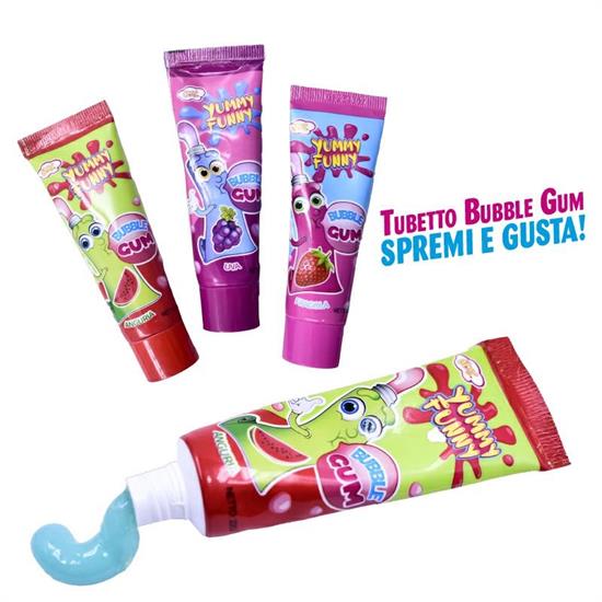 JOYGUM-TUBETTO BUBBLE GUM 24 PZ.-22 GR.