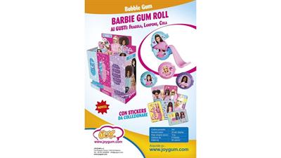 JOYGUM-BARBIE GUM ROLL GR 15 PZ 24