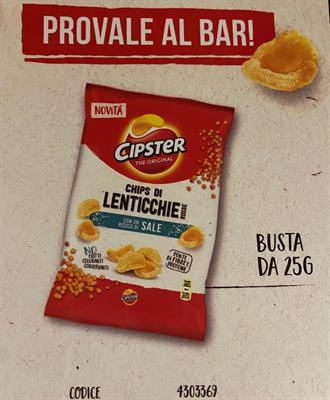 MONDELEZ - CIPSTER STRIPES LENTICCHIE - PZ.44 - GR.25