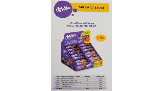 MONDELEZ MILKA VASSOIO 2024 111 PZ