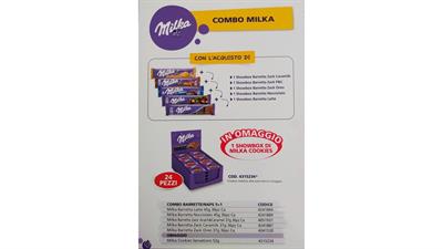 MONDELEZ-COMBO MILKA 2024 168 PZ+1 BOX MKA COOKIES PZ 24