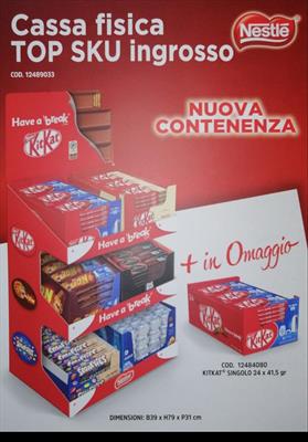 EXPO TOP SKU - PZ 228 + 1 KIT KAT OMAGGIO