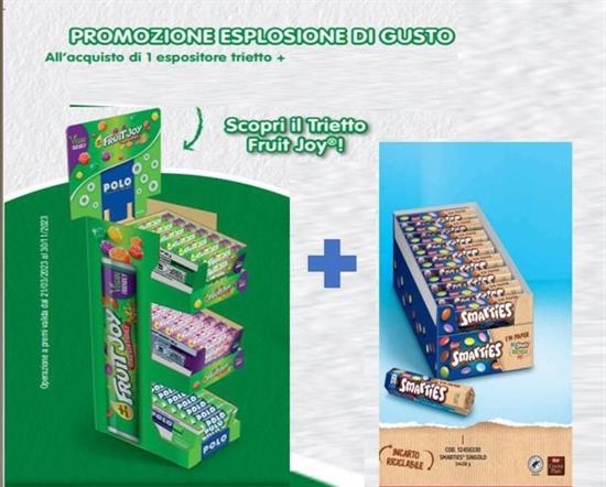 EXPO-TRIETTO FRUIT JOY+SMARTIES PZ 120