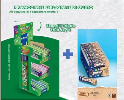 EXPO-TRIETTO FRUIT JOY+SMARTIES PZ 120