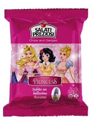 PREZIOSI CHIPS - DISPLAY PRINCESS - 24 PZ.X30GR.+SORPRESA