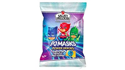 PREZIOSI CHIPS-DISPLAY PJ MASK PEN TOPPER-24 PZ.X30GR.