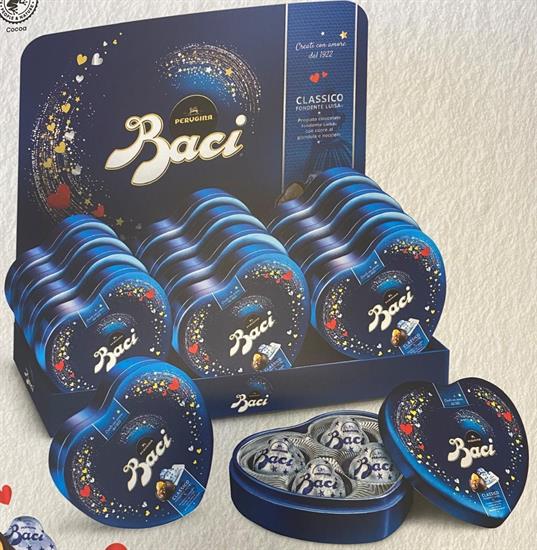 BACI PERUGINA-PICCOLO CUORE LATTA SAN VALENTINO 15 PZ
