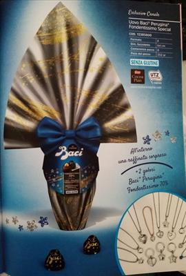 PERUGINA-UOVO BACI-FONDENTISSIMO SPECIAL-6 PZ.x252GR.